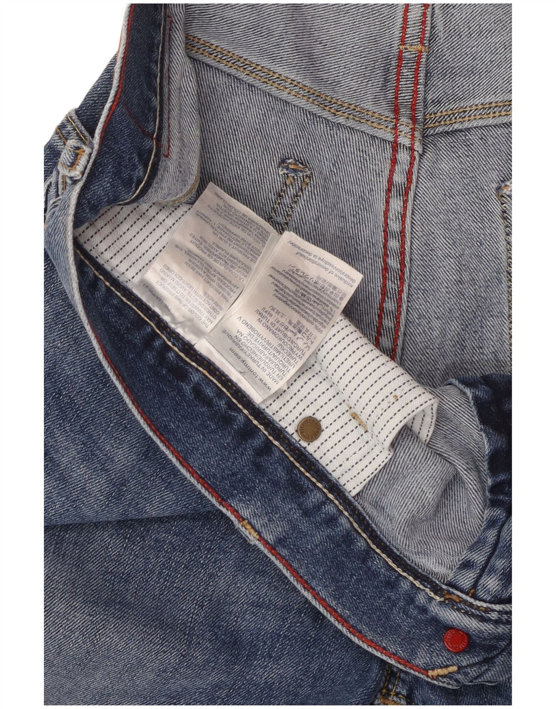 Dżinsy męskie TOMMY HILFIGER Slim Bleecker W33 L34 Niebieska bawełna