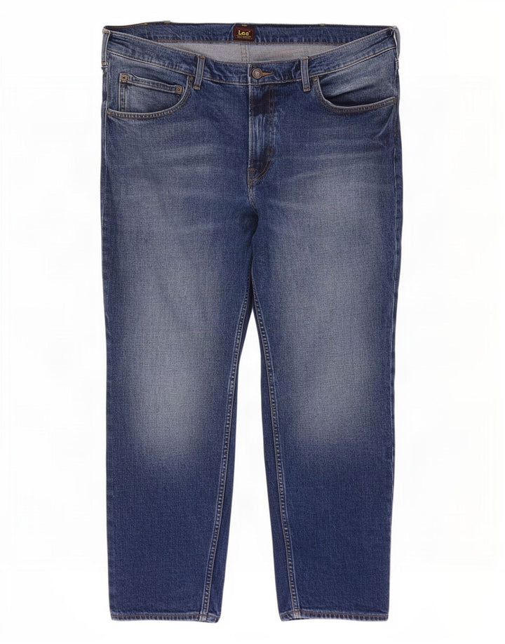 Męskie jeansy Lee Rider Cropped W40 L27 Niebieskie, bawełniane