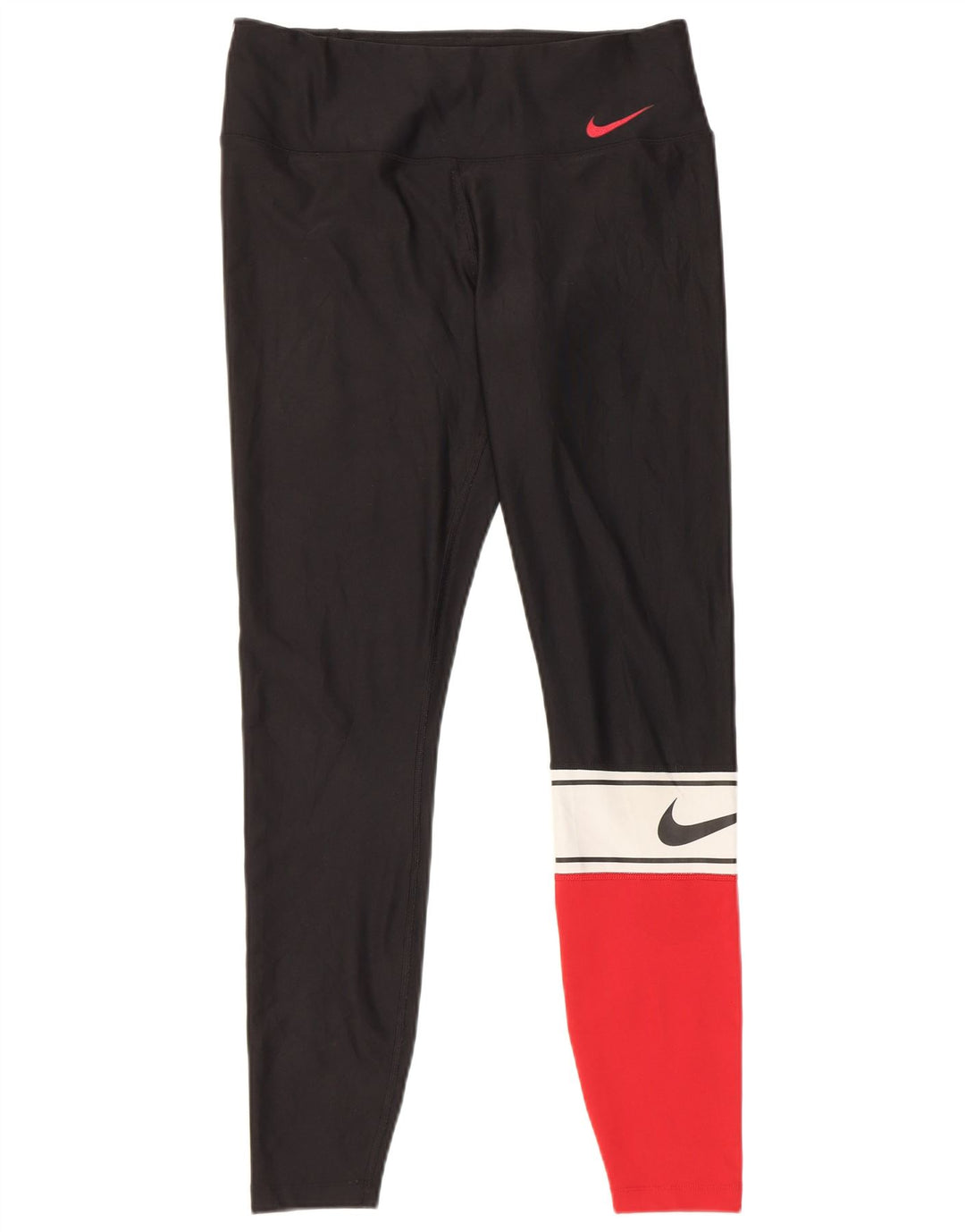 Damskie legginsy Nike Dri Fit UK 14, poliester w kolorze średniej czerni