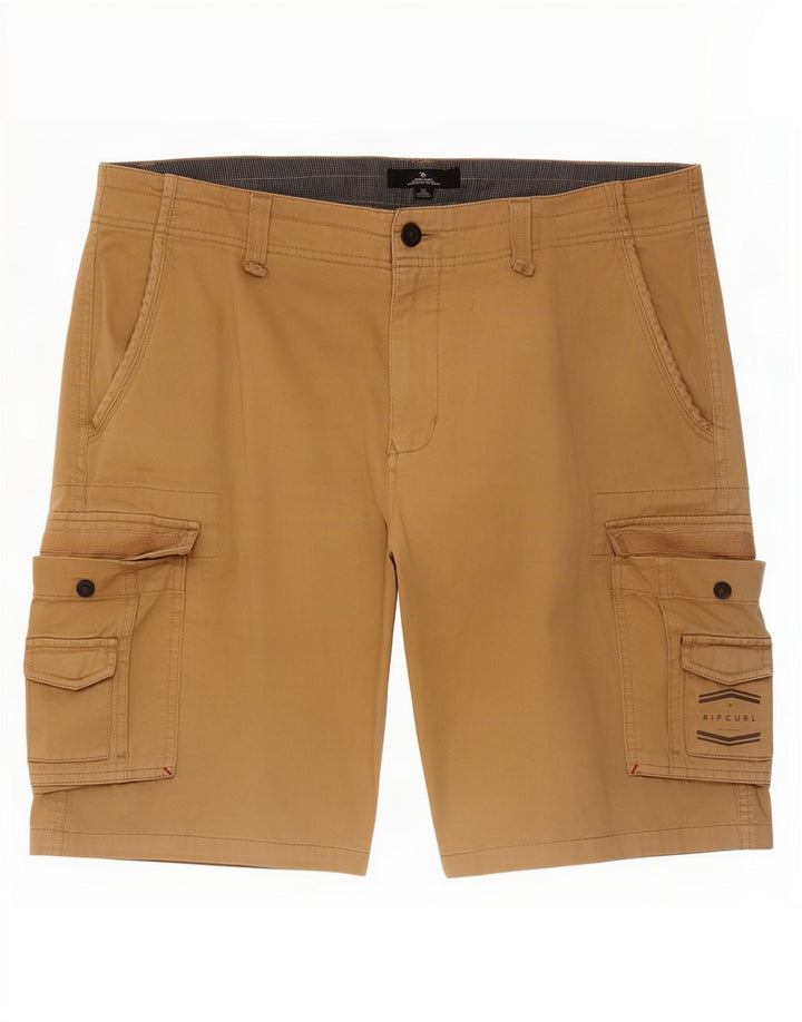 Męskie spodenki cargo Rip Curl W36, duże, brązowe, bawełniane