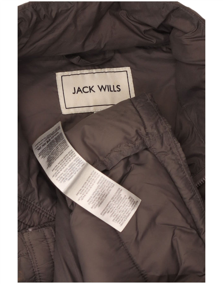 Męska wyściełana kamizelka Jack Wills UK 40, duża, szary nylon