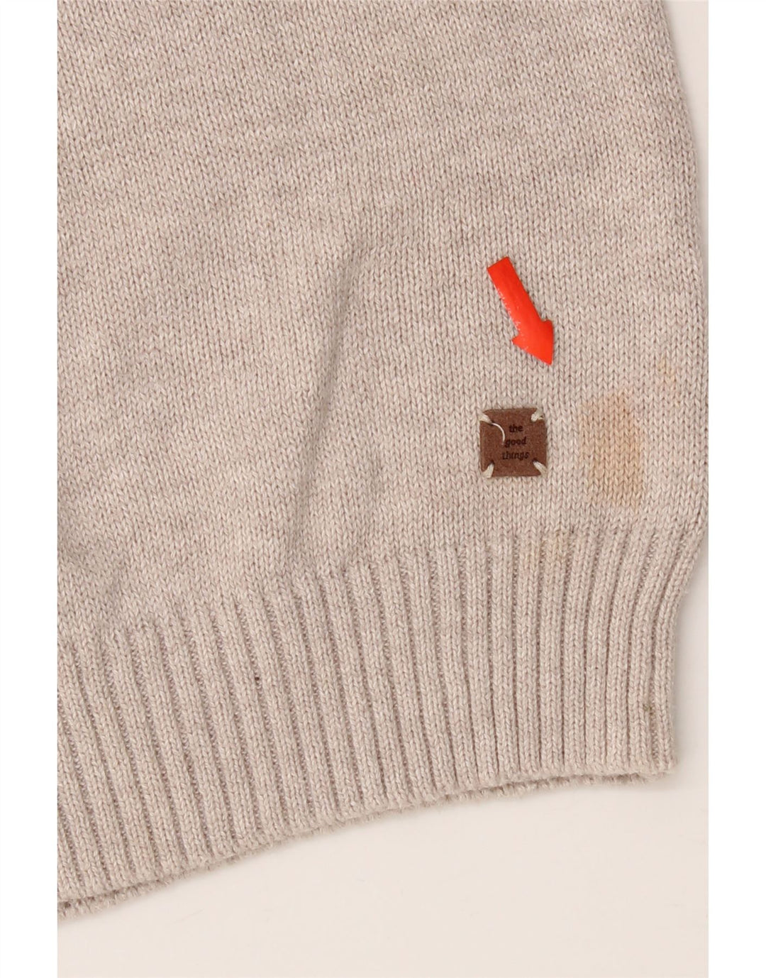 Zara Chłopięcy sweter z zamkiem błyskawicznym 13-14 lat Beżowy