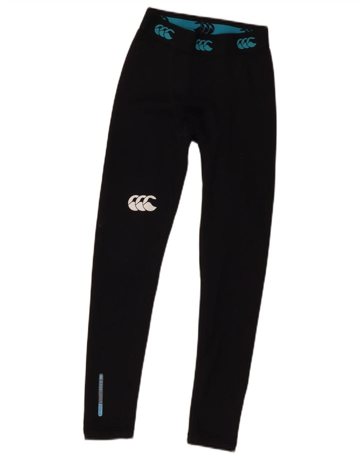 Legginsy chłopięce Canterbury z grafiką, 7-8 lat, małe, granatowe