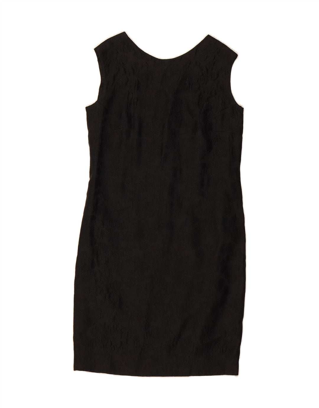 VINTAGE Womens Sleeveless Sheath Dress UK 12 Medium Black Vintage Vintage and Second-Hand Vintage from Messina Hembry 