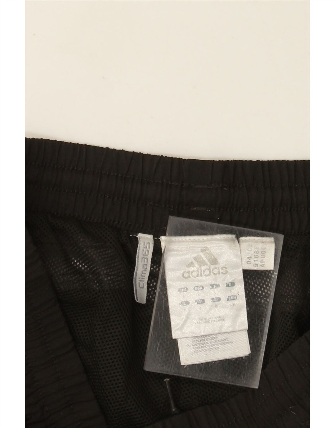 Spodenki sportowe Adidas Męskie Clima 365, małe, czarne, z blokami kolorów, z poliestru