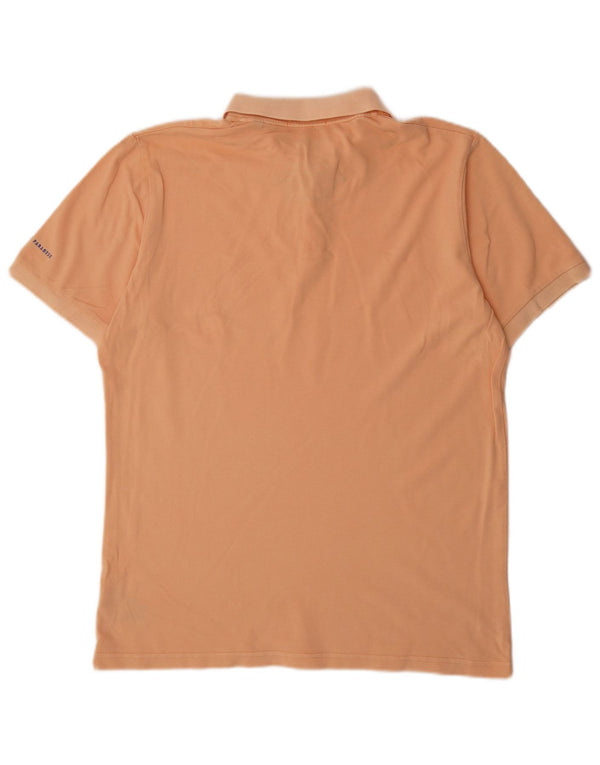 Męska koszulka polo Scotch & Soda, duża, pomarańczowa, bawełniana
