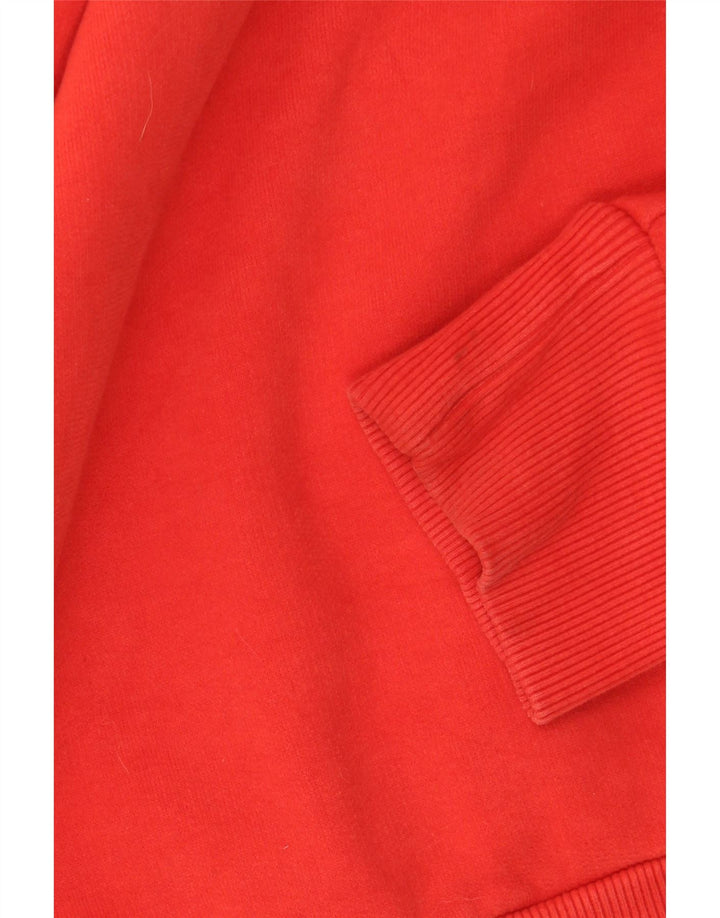 SUPERDRY Męski sweter z kapturem i grafiką XS, czerwony, bawełniany