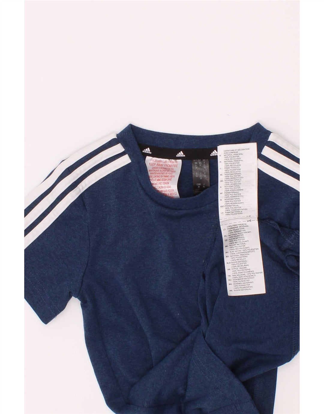 Chłopięca koszulka Adidas Aeroready Top 2-3 lata, niebieska, poliester