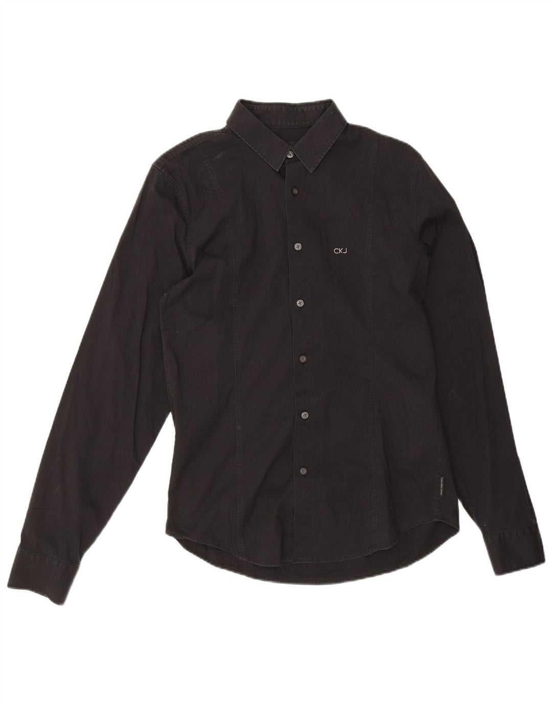Koszula męska Calvin Klein Jeans, średnia czarna, bawełniana