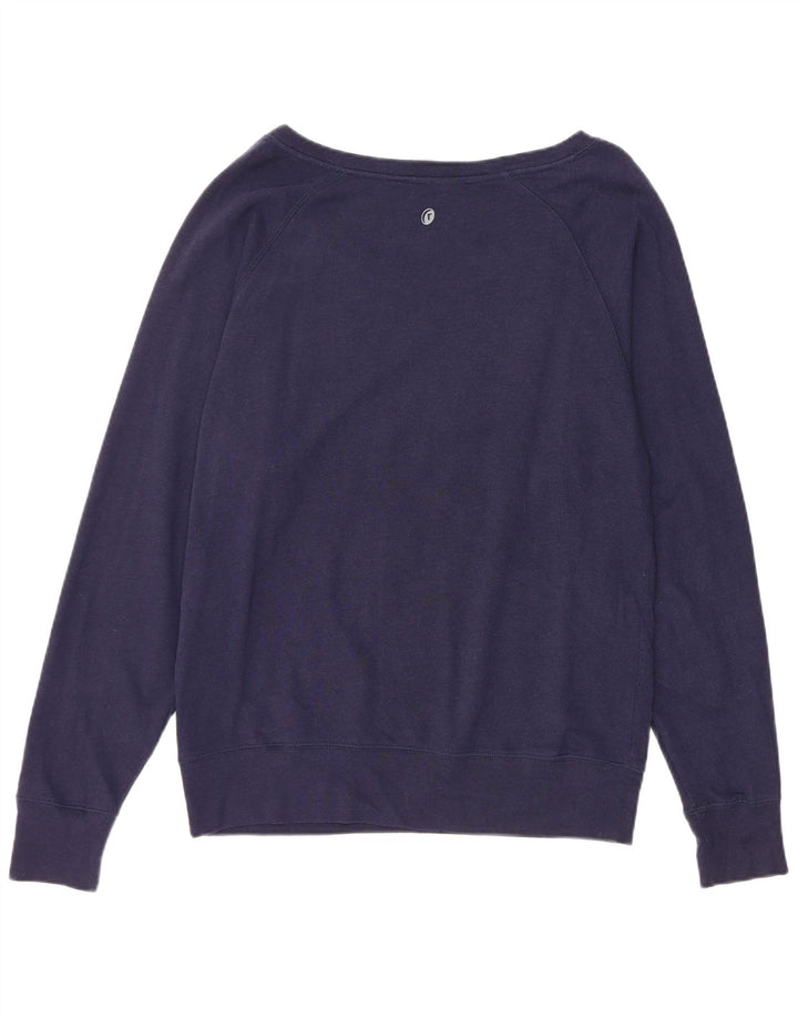 Bluza damska RUSSELL ATHLETIC UK 14, średnia, granatowa, bawełniana