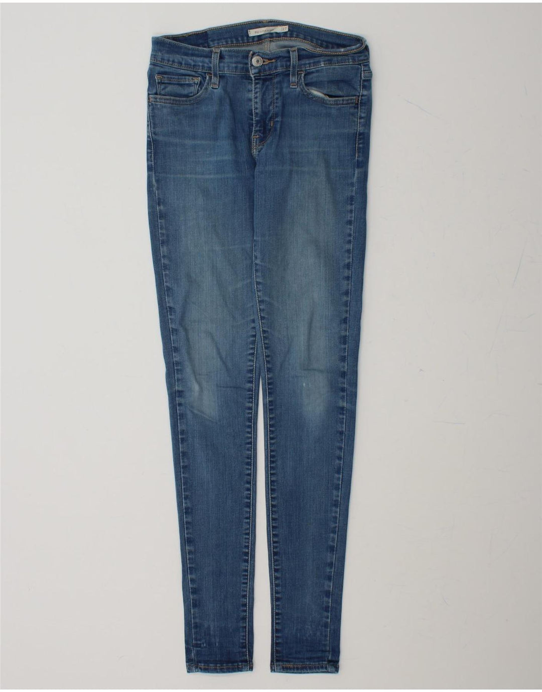 LEVI'S Womens Skinny Jeans W27 L32 Blue Cotton Vintage Levi's and Second-Hand Levi's from Messina Hembry 