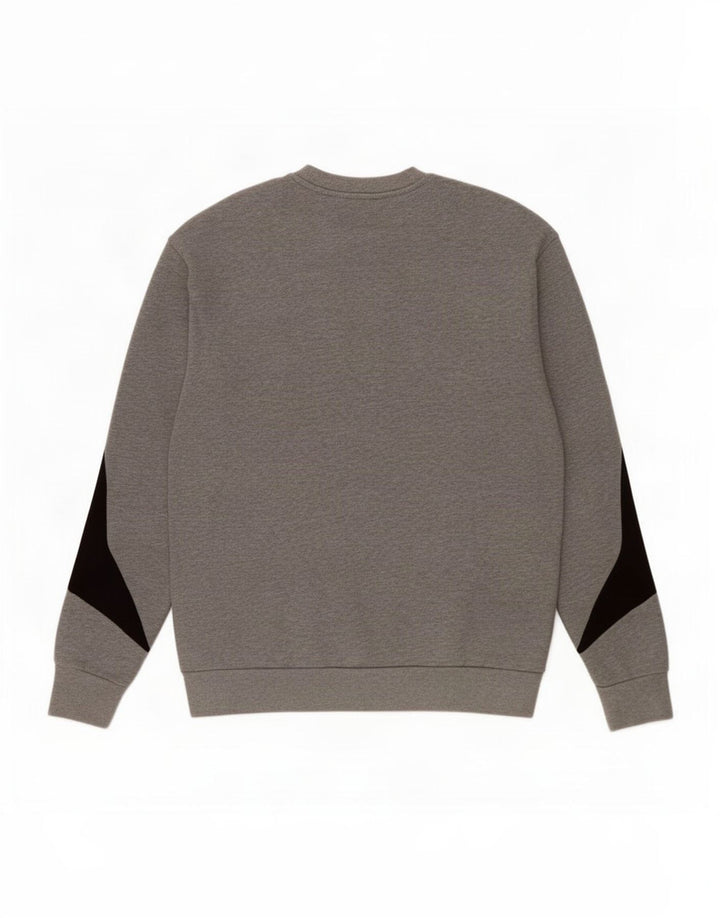 Męska bluza z grafiką Emporio Armani w kolorze średnioszarym