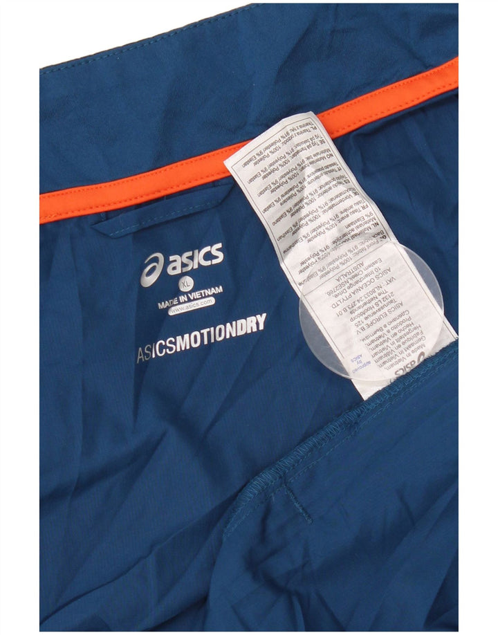 Męska kurtka dresowa Asics XL, niebieski poliester