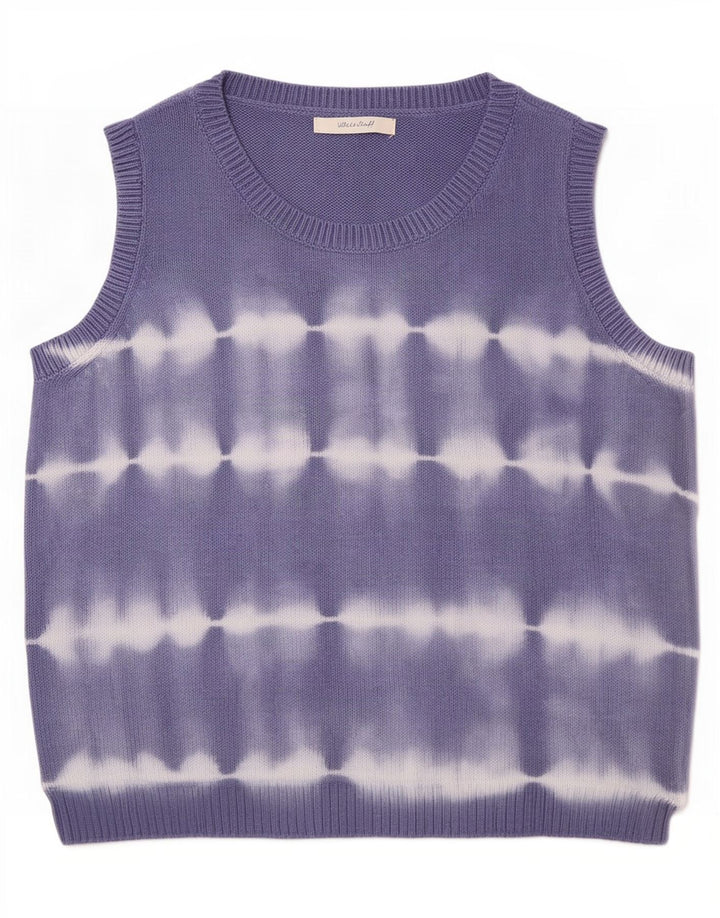 Bezrękawnik damski White Stuff UK 10 Small Blue Tie Dye Cotton