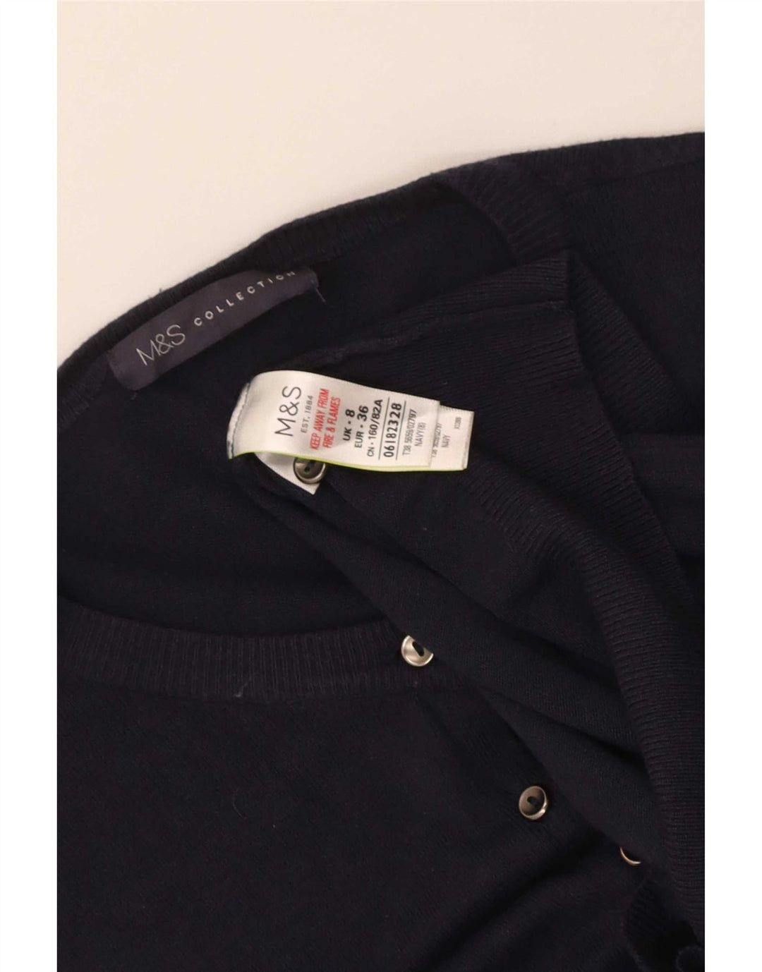 Sweter damski Marks & Spencer UK 8 Small, granatowy, wiskoza