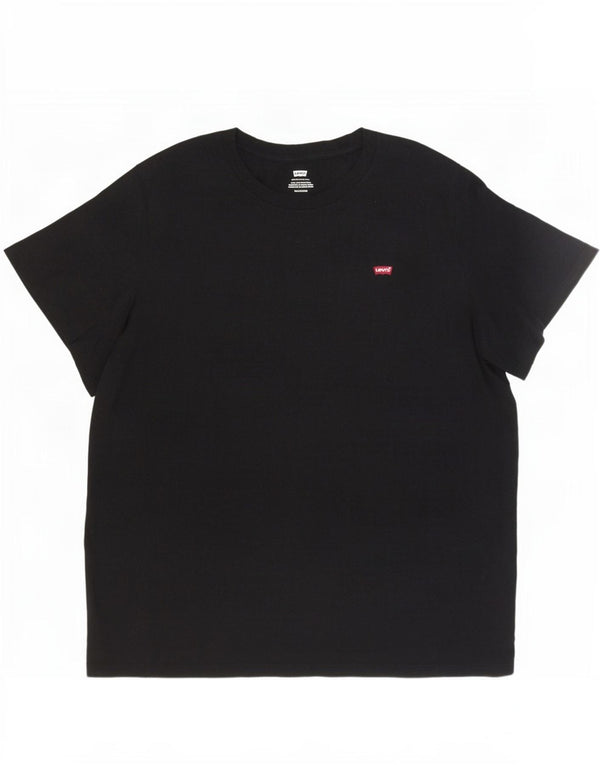 Koszulka damska Levi's Top UK 22 3XL Czarna bawełna