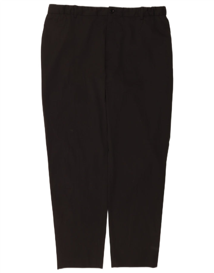 Męskie zwężane spodnie Chino Calvin Klein W36 L30 Czarny poliester