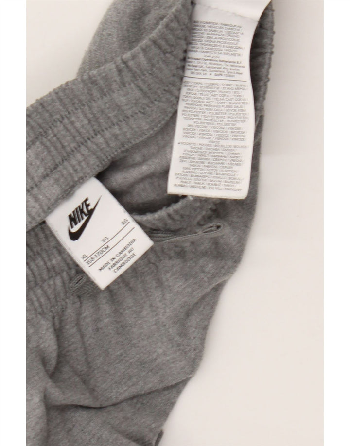Chłopięce spodenki sportowe Nike 13-14 lat XL, szary, nakrapiany poliester
