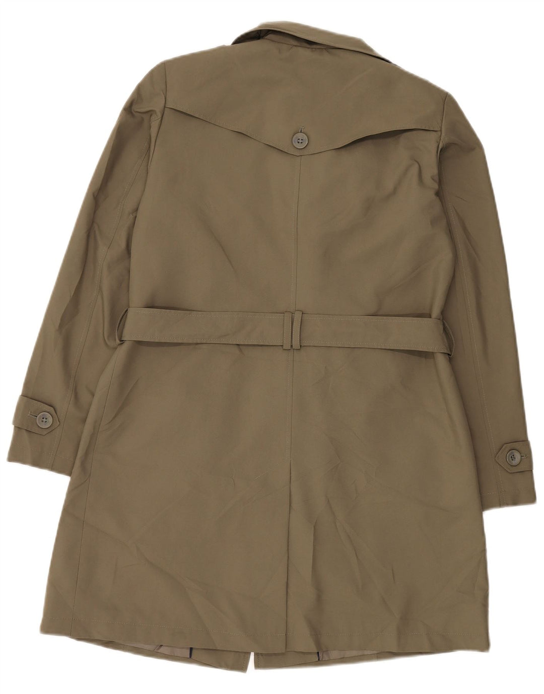 Marks & Spencer Damski trencz UK 14, duży, khaki, poliester