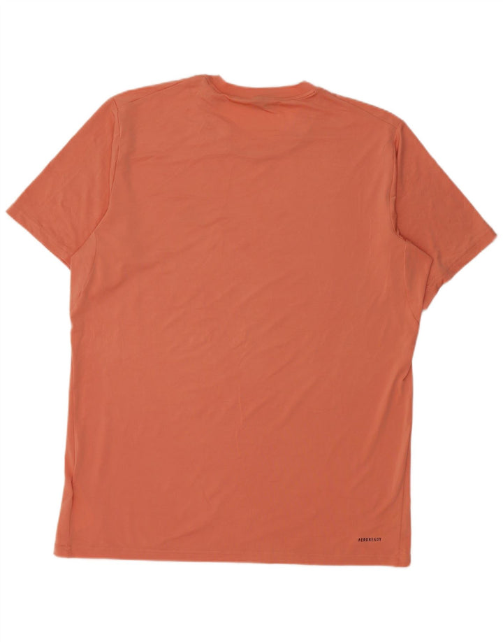 Adidas Męski T-shirt Aeroready Top Duży Różowy Poliester