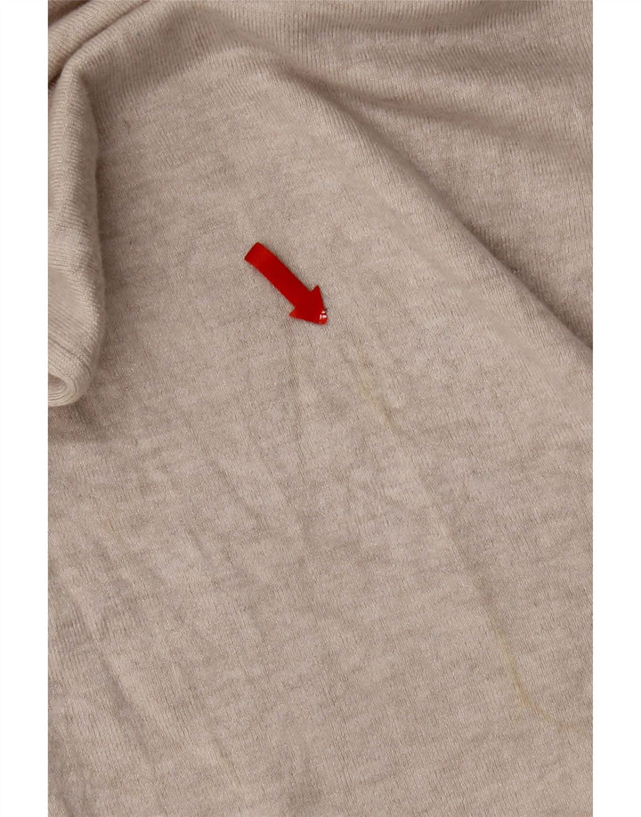 Sweter damski Zara Cardigan UK 14 Large Beżowa Wiskoza