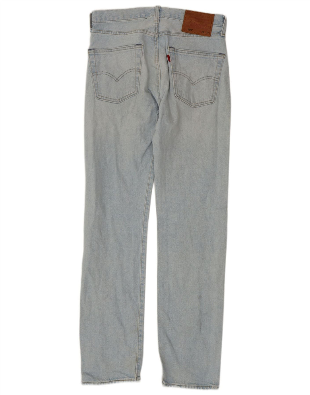 Męskie jeansy LEVI'S 501 Straight W28 L32 Niebieskie bawełniane