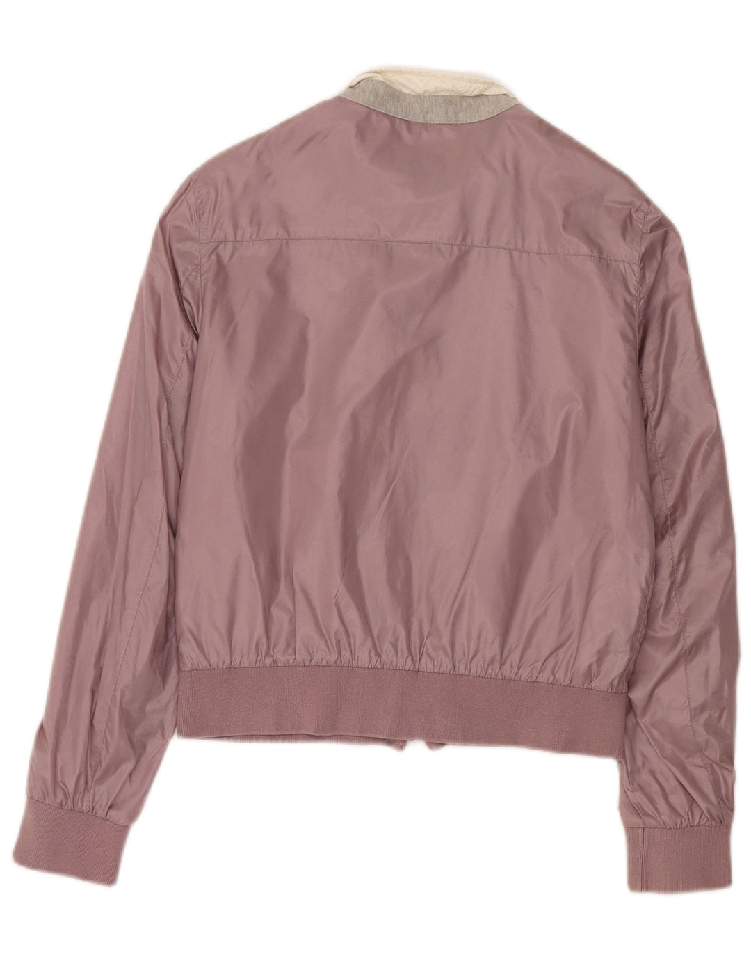 Damska kurtka bomberka Fay UK 14, duża fioletowa, z blokami kolorów, poliamid