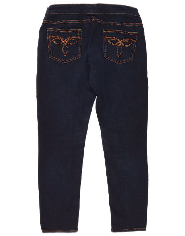 Damskie jeansy skinny Ted Baker W32 L30 Granatowe, bawełniane