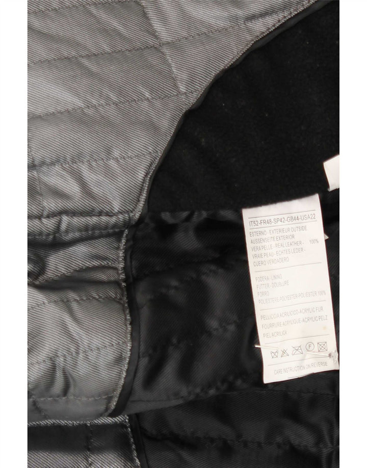 Męska kurtka skórzana Zarro IT 52 XL czarna