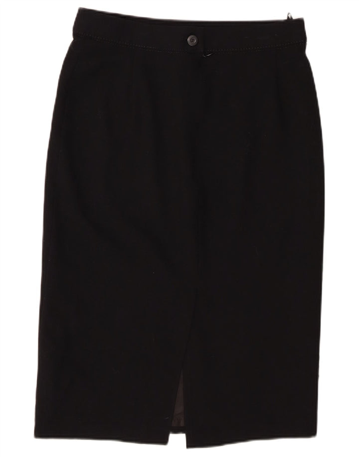 Marks & Spencer Damska spódnica ołówkowa UK 10 Small W28 Czarny poliester
