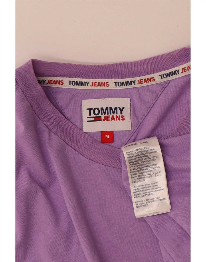 T-shirt męski Tommy Hilfiger Top, średni fiolet, bawełna