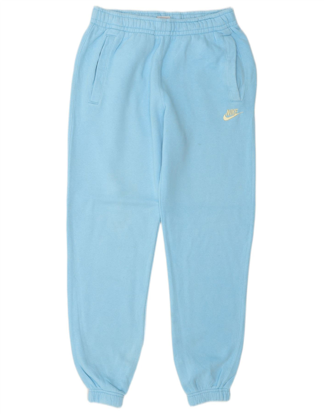 Męskie spodnie dresowe Nike, małe, niebieskie, bawełniane