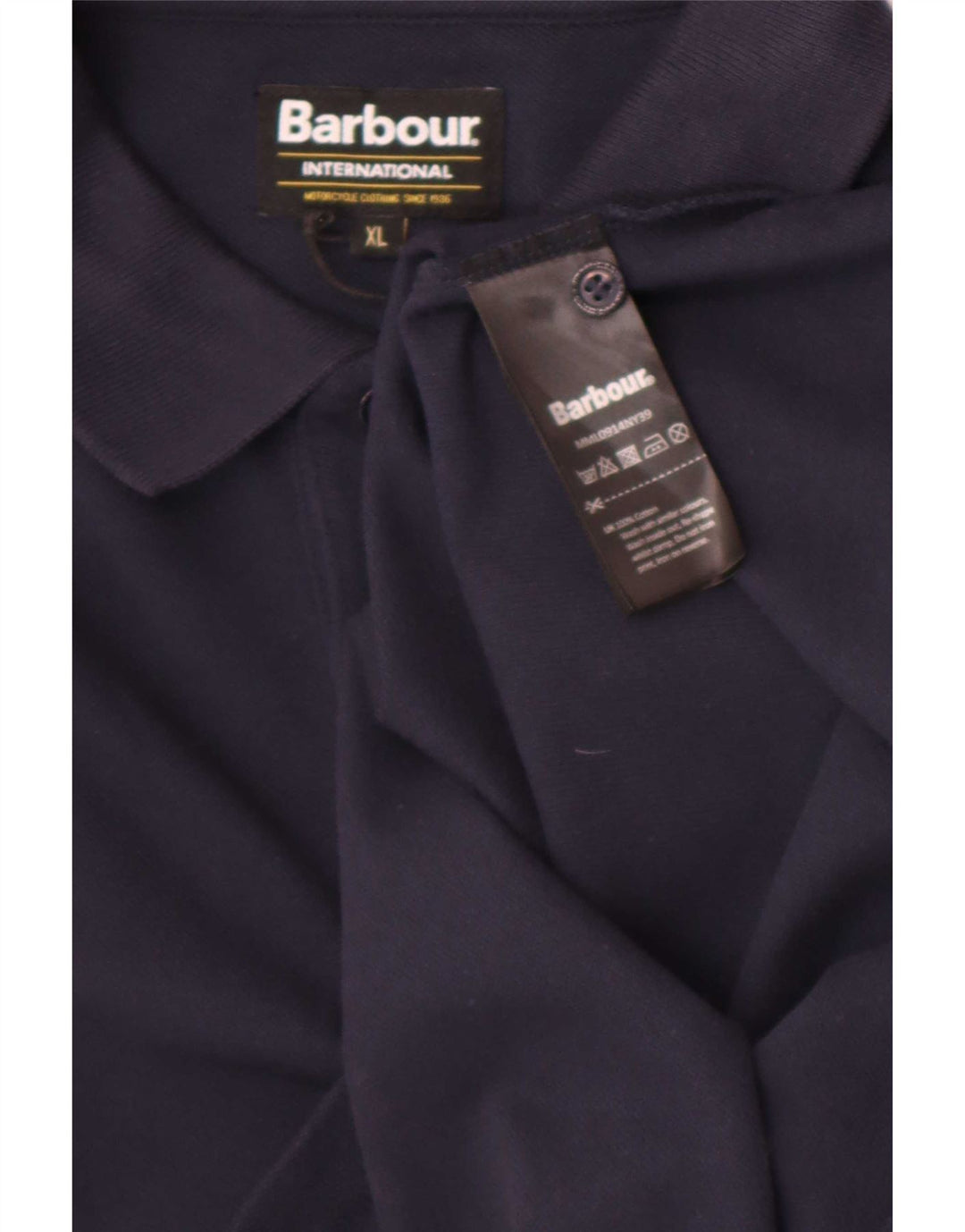 Męska koszulka polo Barbour XL, granatowa, bawełniana