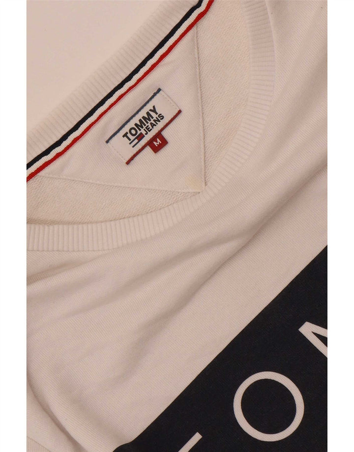 Damska bluza dresowa Tommy Hilfiger UK 14 w kolorze średniej bieli