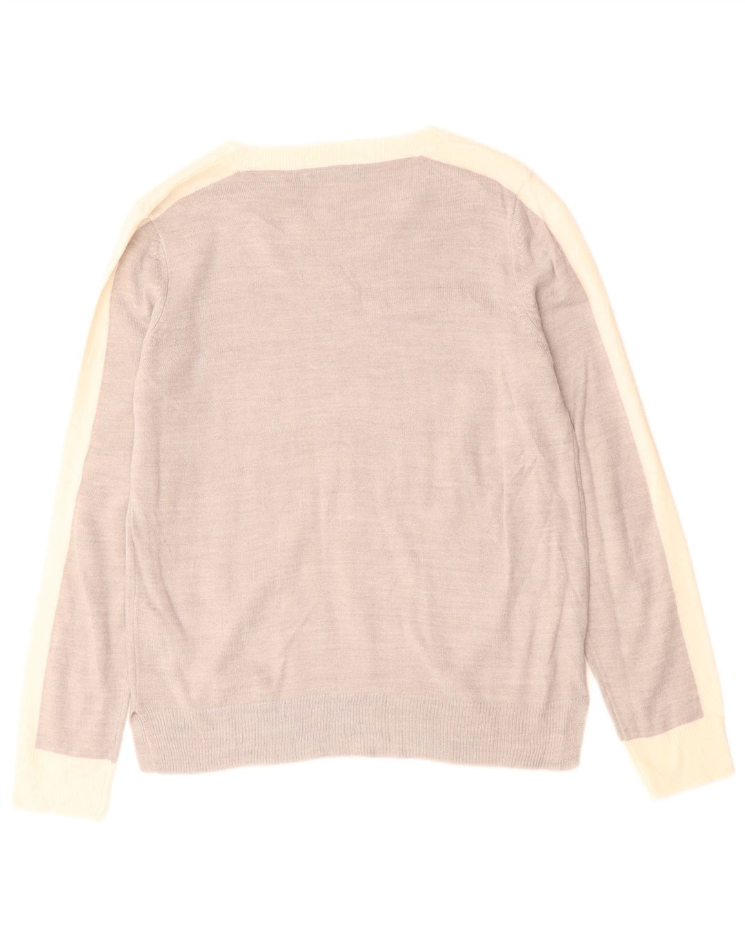 MARKS & SPENCER Damski sweter z dekoltem w łódkę UK 12 Średni szary