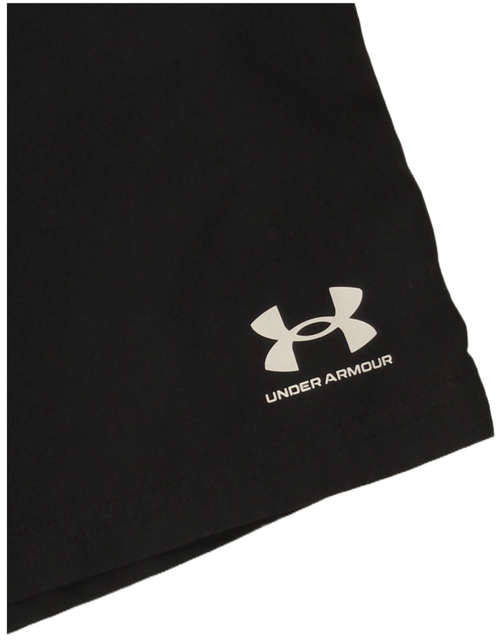 Chłopięce spodenki sportowe Under Armour z grafiką, 7-8 lat, czarne