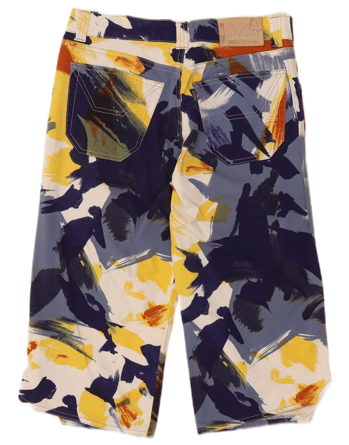 Damskie bermudy Jeckerson W33 Średnio wielobarwna bawełna typu Tie Dye