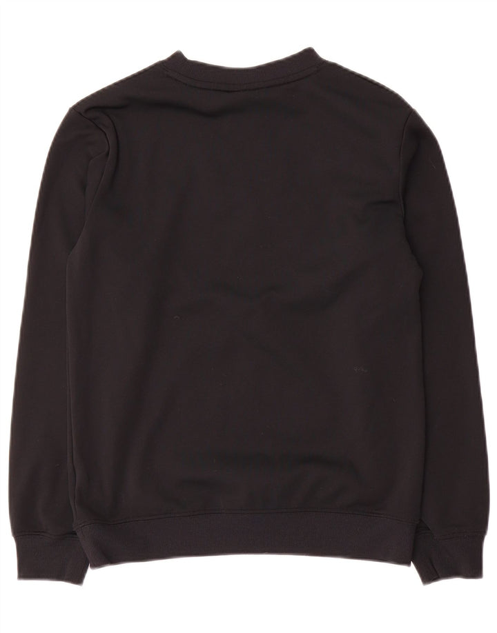 Chłopięcy sweter z grafiką Nike, 12-13 lat, duży, czarny, poliester
