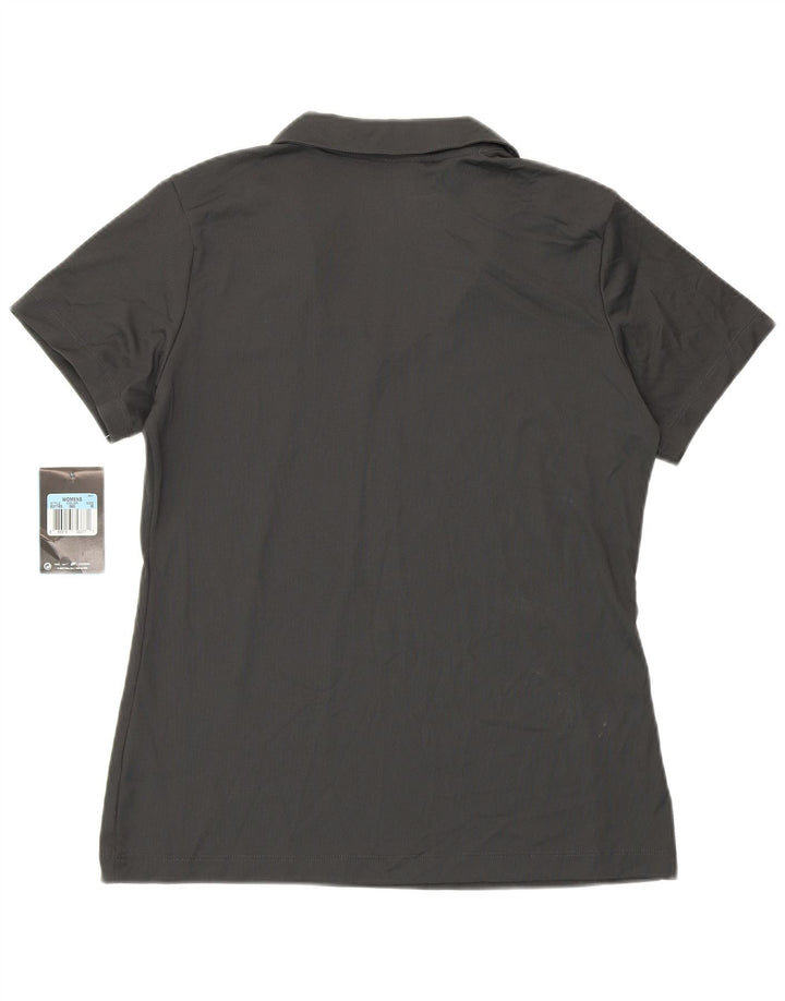 Damska koszulka polo Nike Dri Fit UK 14, średni szary poliester
