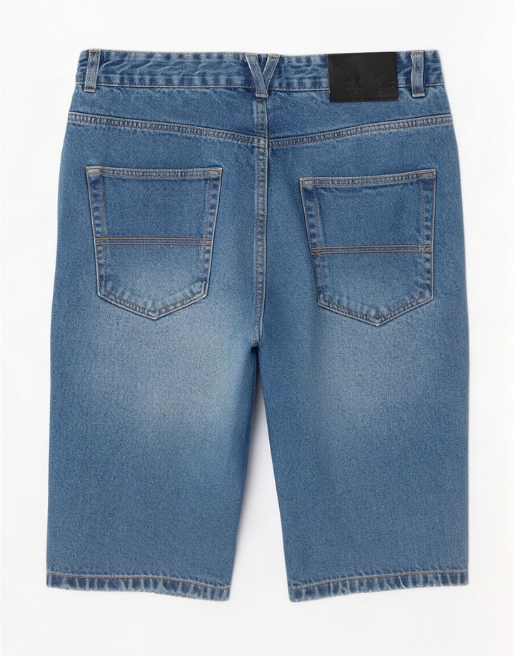 Męskie spodenki jeansowe Pierre Cardin o regularnym kroju, średnie W32, niebieskie, bawełniane