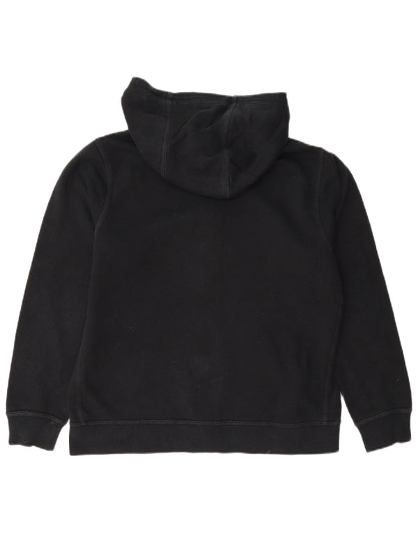 Chłopięcy sweter z kapturem i zamkiem Nike, 13-14 lat, XL, czarna bawełna