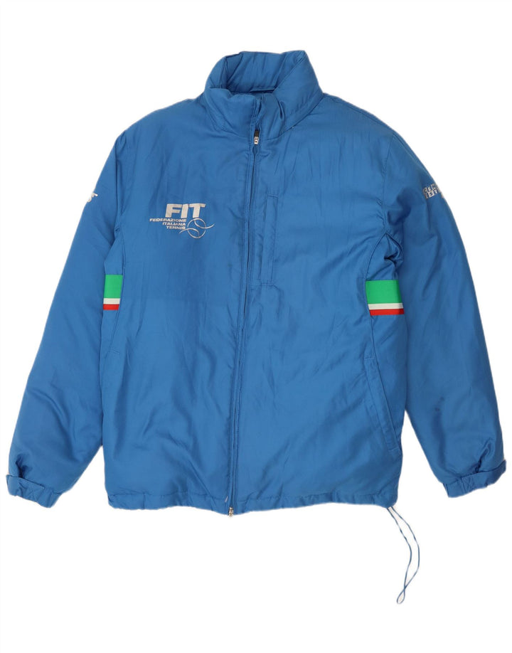 Męska ocieplana kurtka Sergio Tacchini Graphic UK 42 XL w kolorze niebieskim