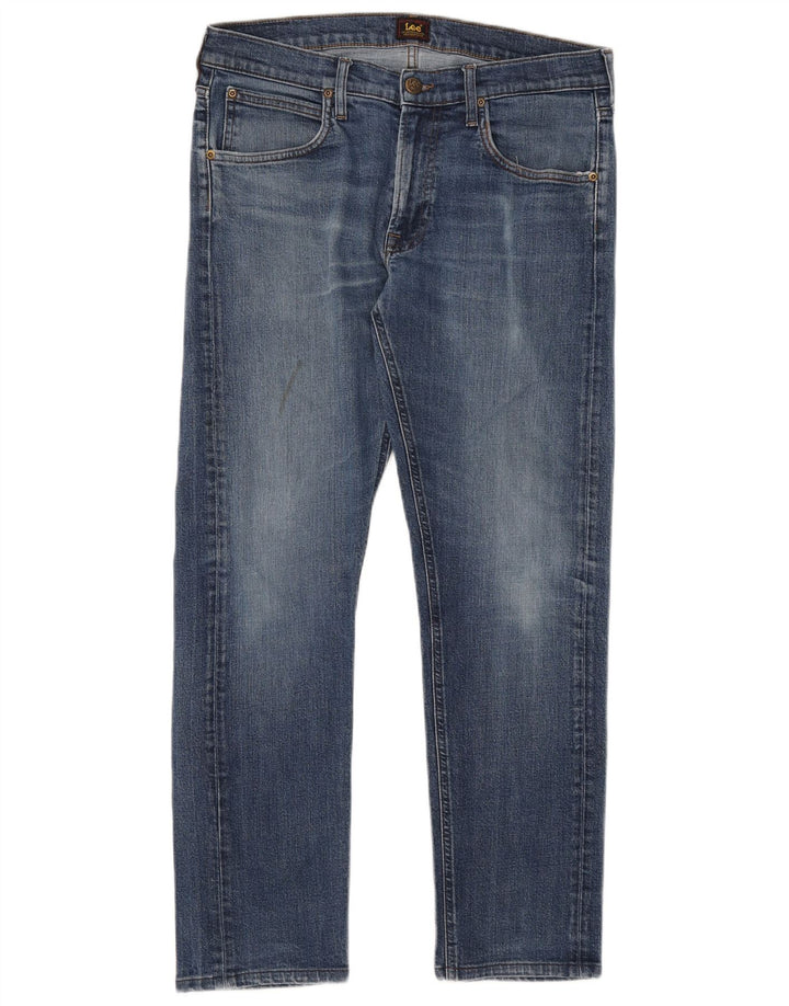 Męskie jeansy Lee Daren Zip Fly W32 L29 Niebieska bawełna