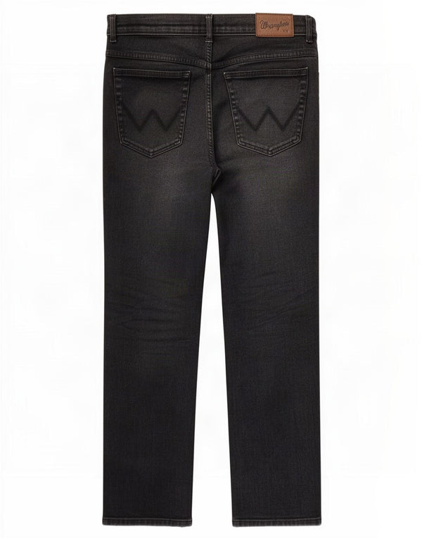 Męskie jeansy Wrangler Texas Straight W34 L32, czarne, bawełniane