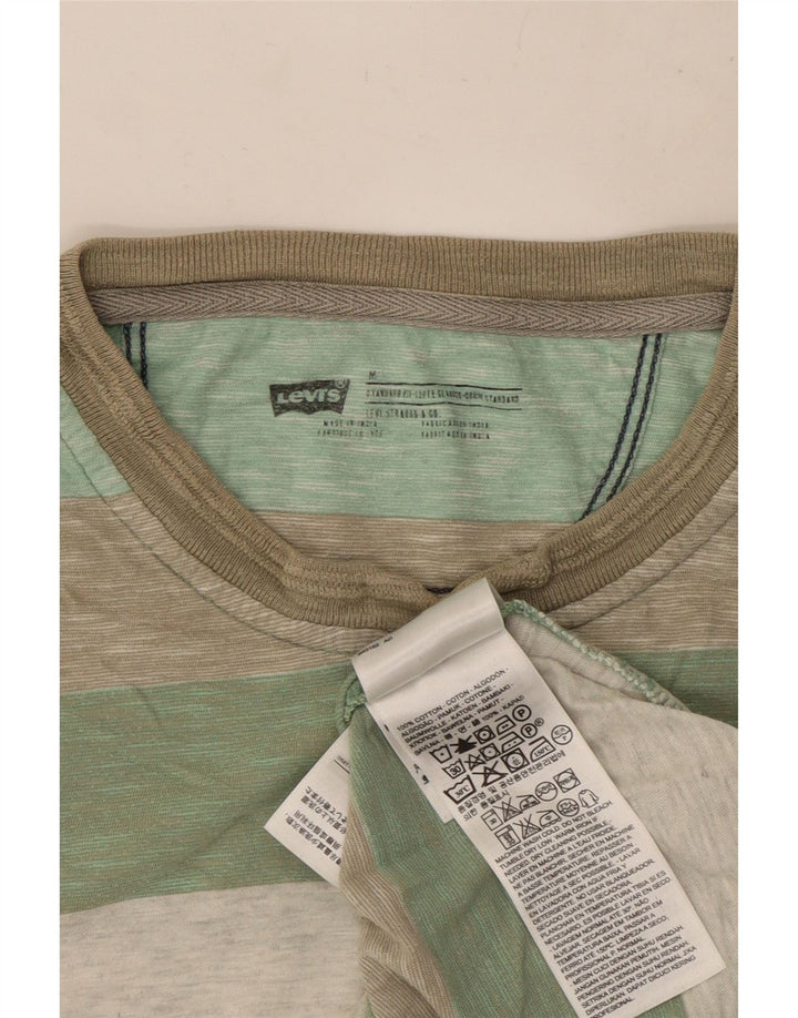 T-shirt męski Levi's o standardowym kroju, średniej wielkości, wielokolorowy, bawełniany w paski