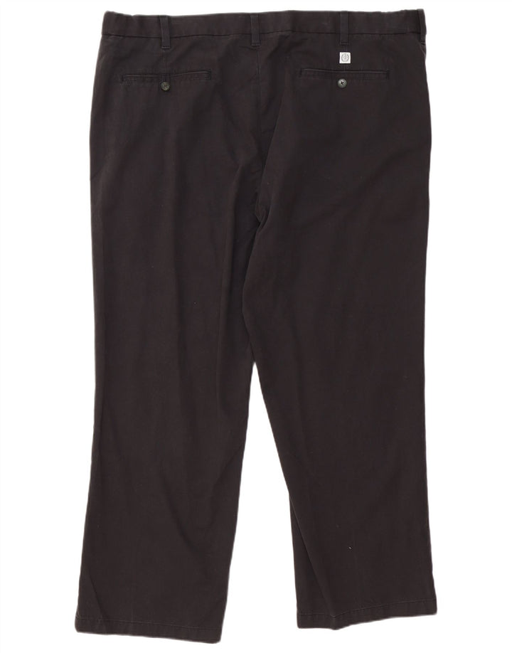 Męskie spodnie chino Marks & Spencer Blue Harbor o regularnym kroju W44 L29 czarne