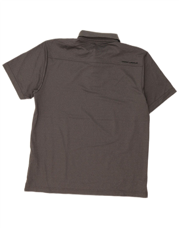 Męska koszulka polo Under Armour Heat Gear, duża, szara, z poliestru