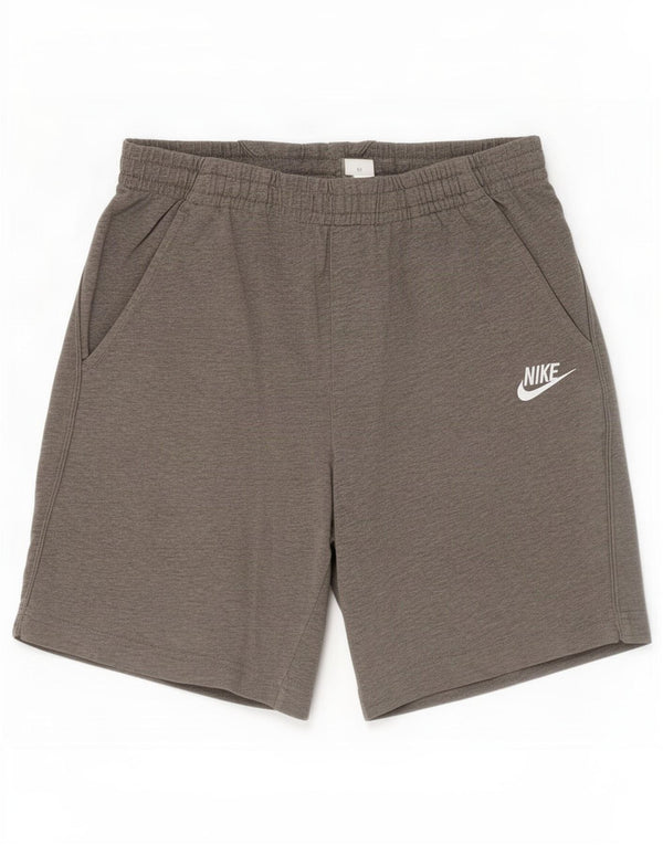 Nike Boys Sport Shorts 8-9 Years Small Grey Flecked Cotton