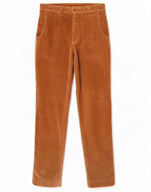 Męskie zwężane spodnie sztruksowe w stylu vintage IT 48 Medium W32 L34 Beżowa bawełna
