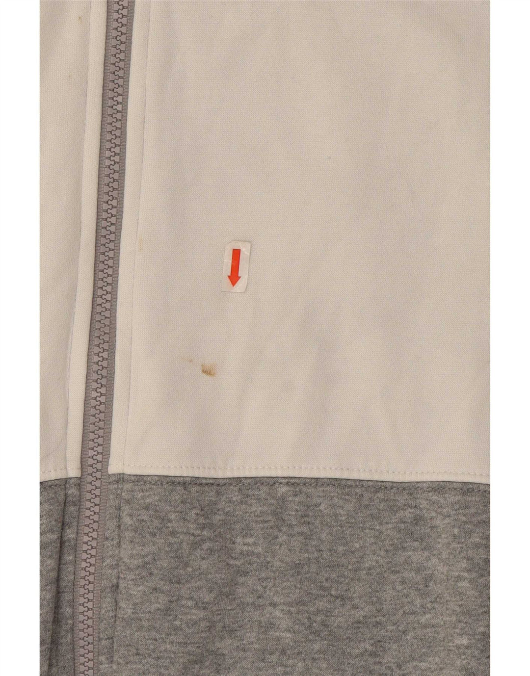 Męska bluza dresowa Nike, mała, szara, bawełniana z blokami kolorów